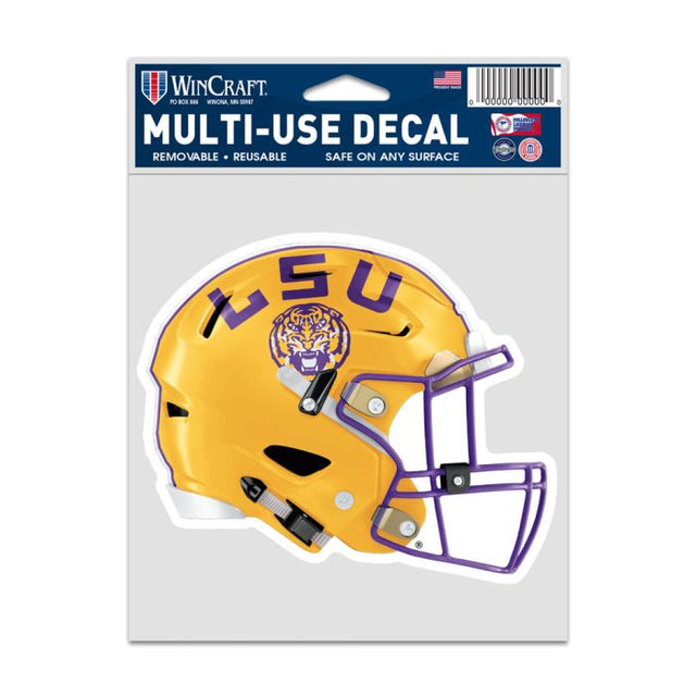 Calcomanías para fanáticos del casco de los LSU Tigers de 3,75" x 5"