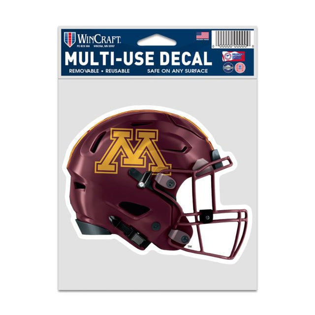 Minnesota Golden Gophers HELMET Fan Decals 3.75" x 5"