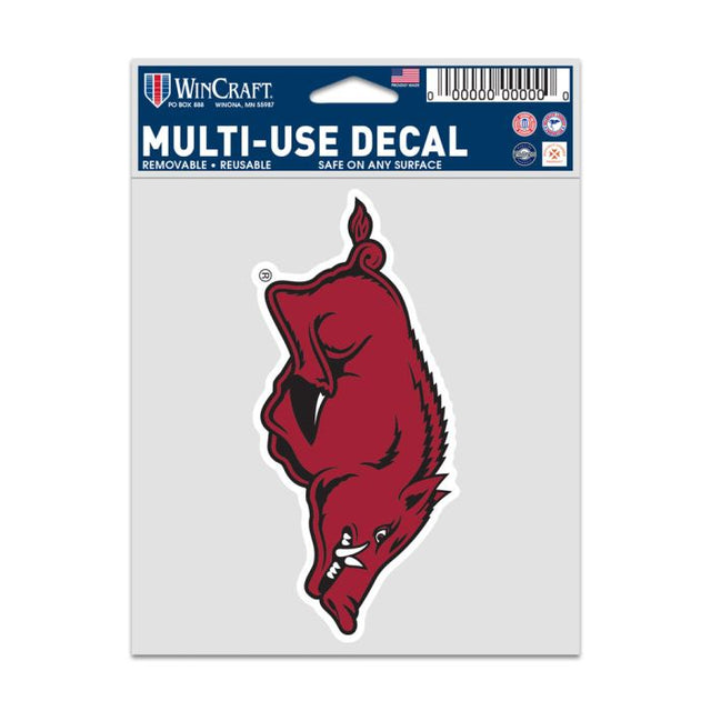 Arkansas Razorbacks Fan Decals 3.75" x 5"