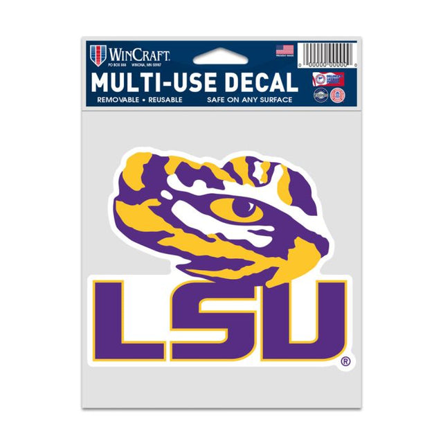 Calcomanías para fanáticos de los LSU Tigers de 3,75" x 5"