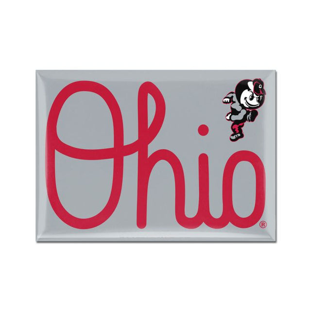 Ohio State Buckeyes RETRO Metal Magnet 2.5" x 3.5"