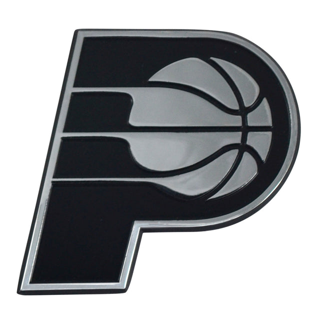 Indiana Pacers Auto Emblem Premium Metal Chrome