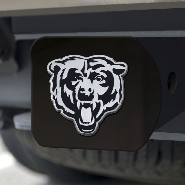 Emblema cromado de la cubierta de enganche de los Chicago Bears en negro