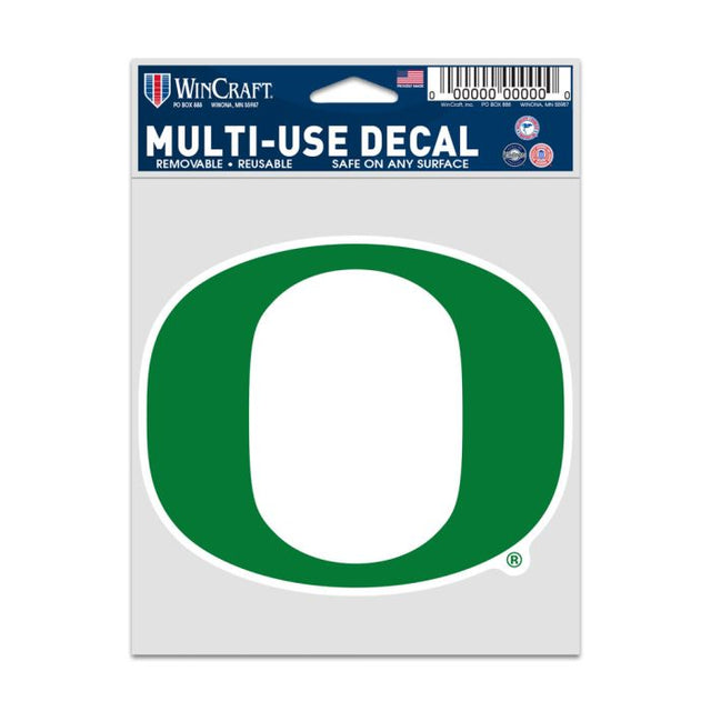 Calcomanías para fanáticos con el logotipo de Oregon Ducks de 3,75" x 5"
