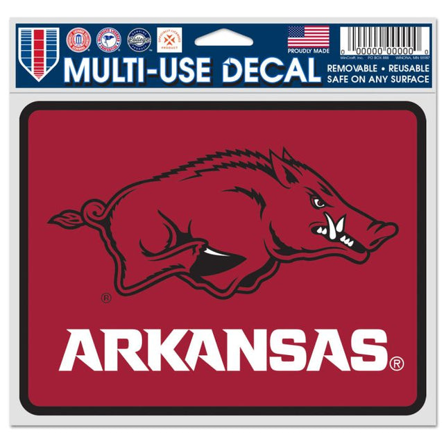 Arkansas Razorbacks Fan Decals 5" x 6"