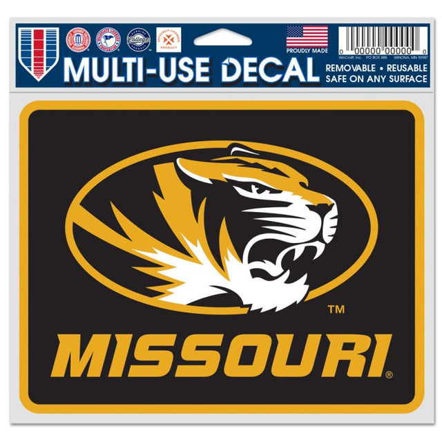 Calcomanías para fanáticos de los Missouri Tigers de 5" x 6"