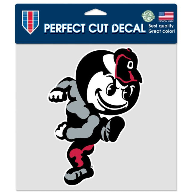 Ohio State Buckeyes RETRO Perfect Cut Color Decal 8" x 8"