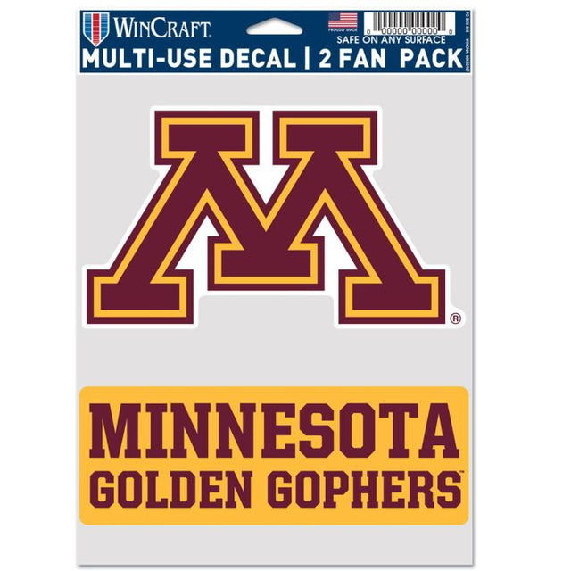 Minnesota Golden Gophers Multi Use 2 Fan Pack