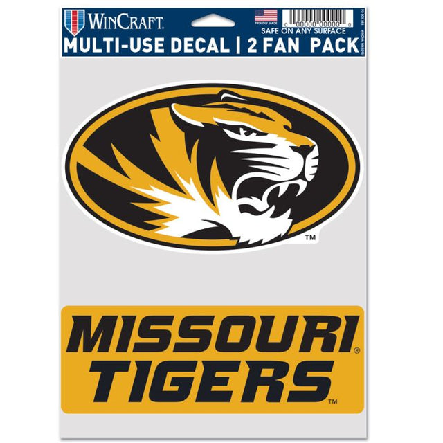 Paquete multiusos para dos aficionados de los Missouri Tigers