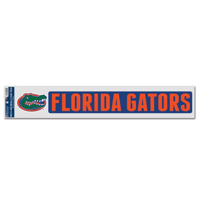 Calcomanías para fanáticos de los Florida Gators de 3" x 17"
