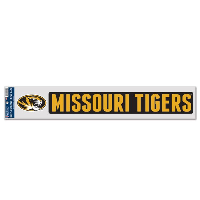 Calcomanías para fanáticos de los Missouri Tigers de 3" x 17"