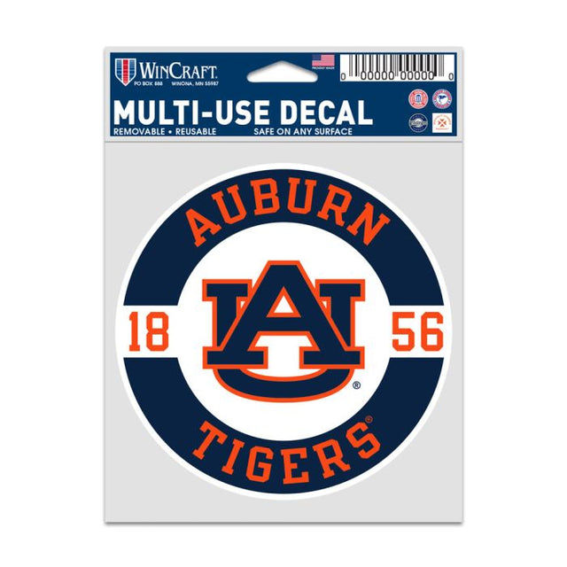 Calcomanías para fanáticos de Auburn Tigers PATCH de 3,75" x 5"
