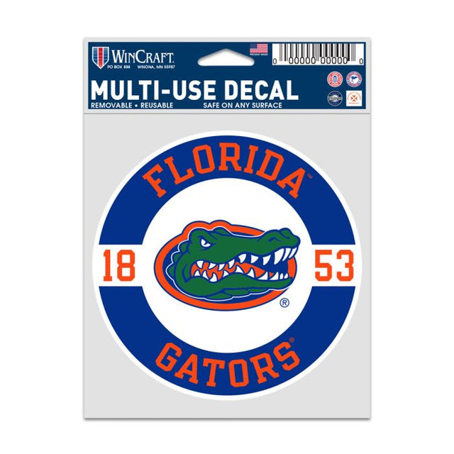 Calcomanías para fanáticos de Florida Gators PATCH de 3,75" x 5"