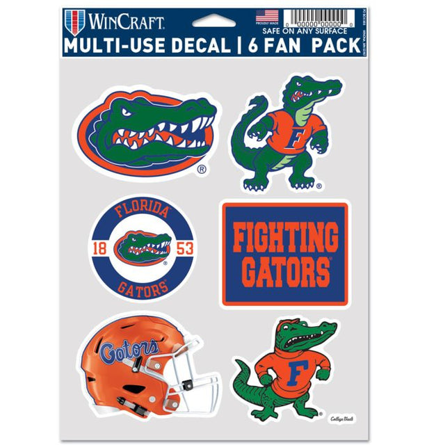 Paquete de 6 cascos multiusos Florida Gators/College Vault, paquete de 6 unidades