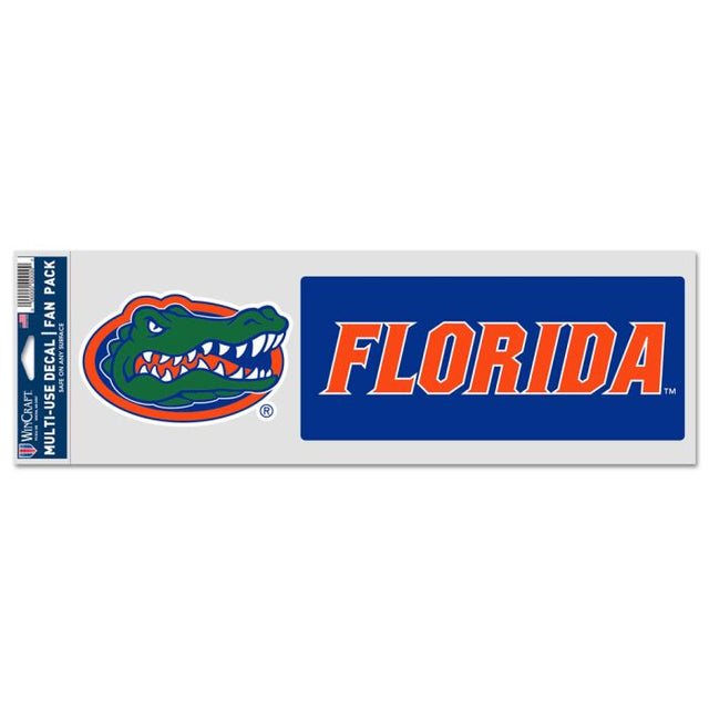 Calcomanías para fanáticos de los Florida Gators de 3,75" x 12"