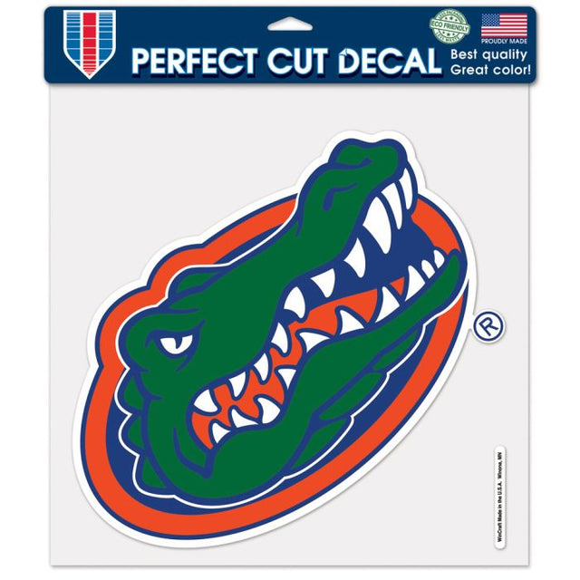 Calcomanía de color de corte perfecto de Florida Gators de 12" x 12"