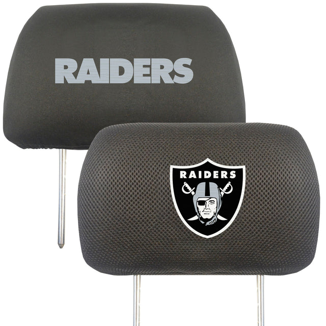 Fundas para reposacabezas de los Las Vegas Raiders FanMats