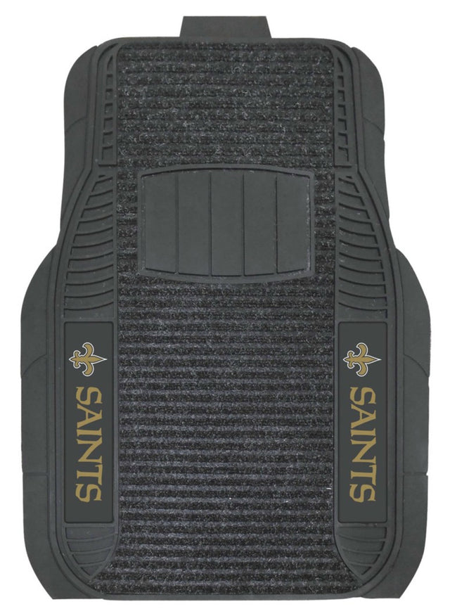 Juego de alfombrillas de lujo para coche de los New Orleans Saints