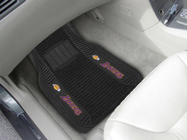 Alfombrillas de coche de Los Angeles Lakers - Juego de lujo