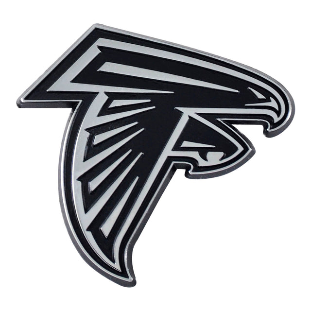 Emblema de metal cromado premium para automóvil de los Atlanta Falcons