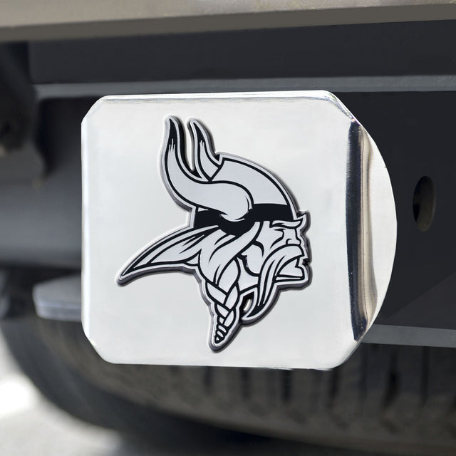 Emblema cromado para tapa de enganche de los Minnesota Vikings
