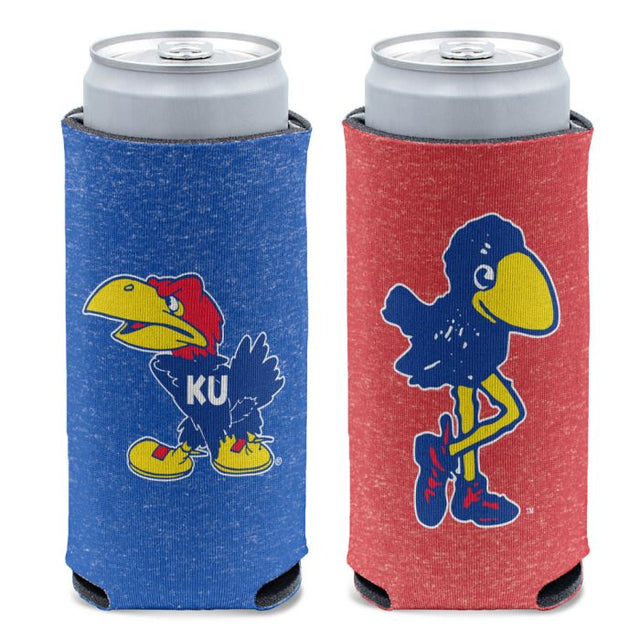 Kansas Jayhawks /College Vault 12 oz Slim Can Cooler