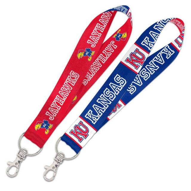 Kansas Jayhawks /College Vault Lanyard Key Strap 1"