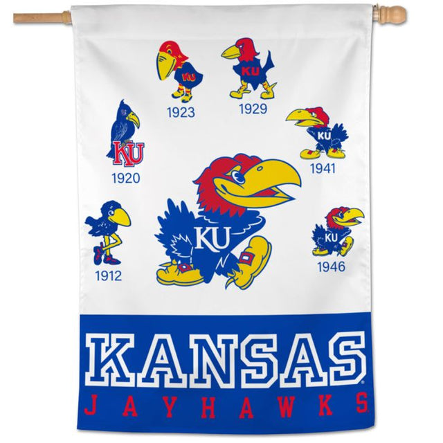 Kansas Jayhawks /College Vault Vertical Flag 28" x 40"