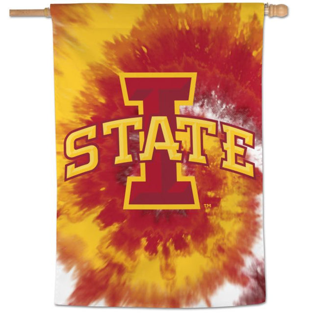 Iowa State Cyclones TIE DYE Vertical Flag 28" x 40"