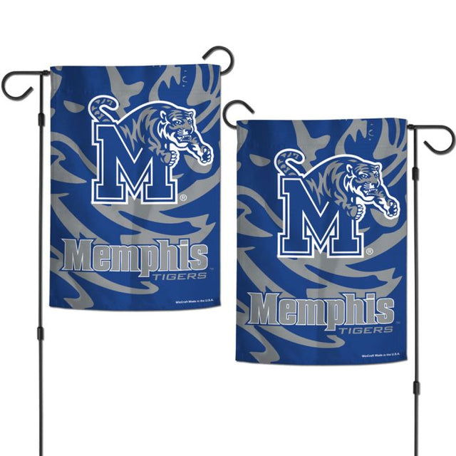 Memphis Tigers STRIPES Garden Flags 2 sided 12.5" x 18"