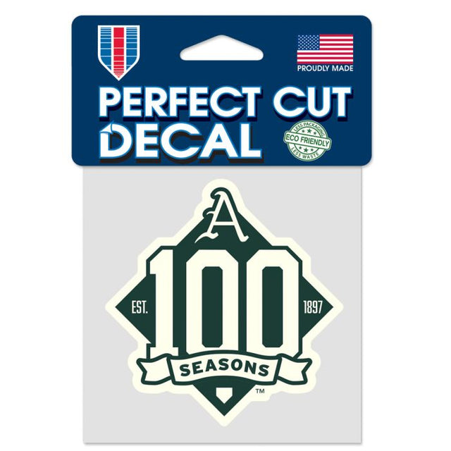 Arkansas Razorbacks ARKANSAS BASEBALL 100 SEASONS Perfect Cut Color Decal CREAM