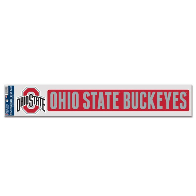 Ohio State Buckeyes Fan Decals 3" x 17"