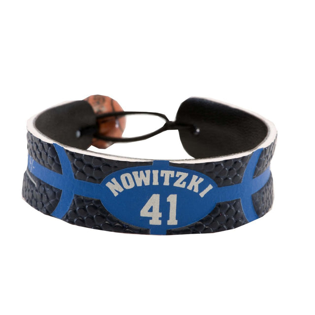 Pulsera de los Dallas Mavericks Color del equipo Baloncesto Dirk Nowitzki CO