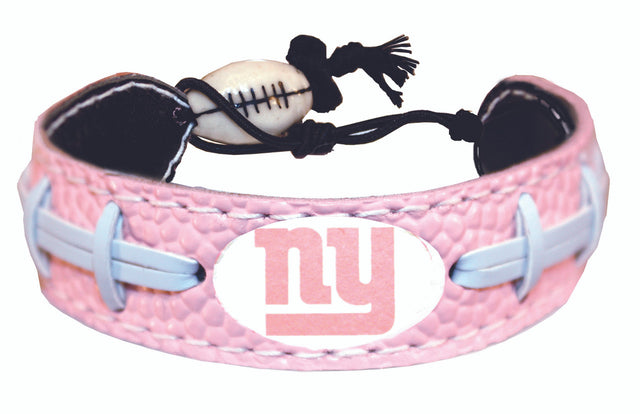 Pulsera de fútbol rosa de los New York Giants CO
