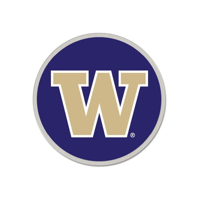 Tarjeta de joyería con pin de colección de Washington Huskies
