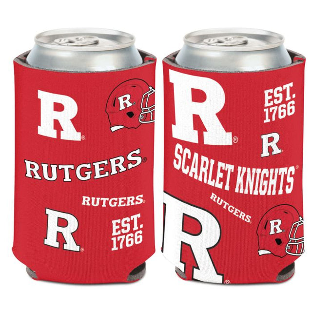 Rutgers Scarlet Knights scatter Can Cooler 12 oz.