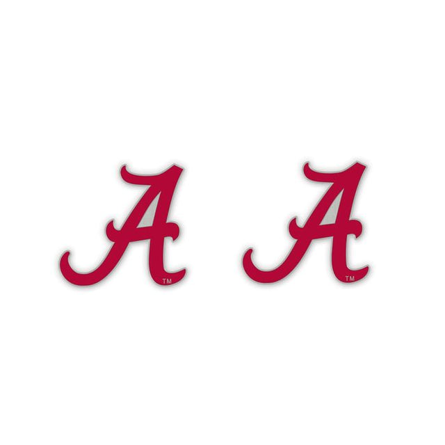 Pendientes de Alabama Crimson Tide con forma de tarjeta