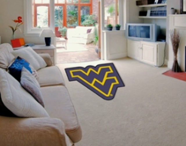 West Virginia Mountaineers Area Rug - Mascot Style