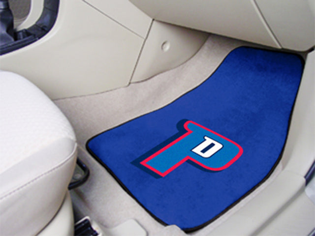 Juego de 2 alfombrillas para coche con estampado de los Detroit Pistons