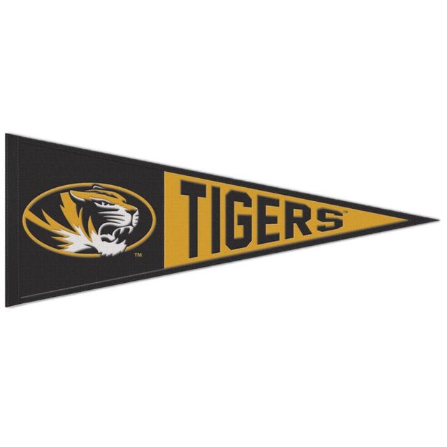 Banderín de lana de los Missouri Tigers de 13" x 32"