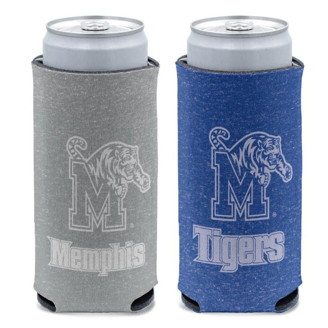 Memphis Tigers COLORED HEATHERED 12 oz Slim Can Cooler