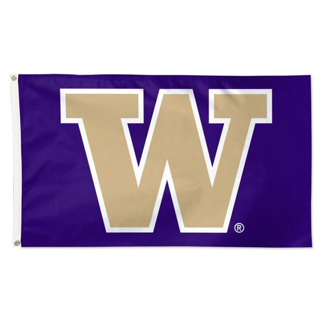 Banderas del equipo Washington Huskies 3x5