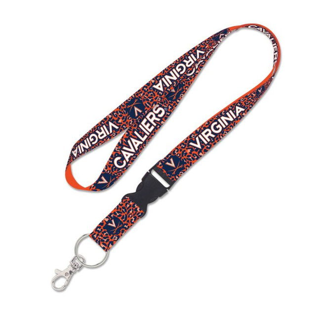 Cordón LEOPARD de Virginia Cavaliers con hebilla desmontable de 1"