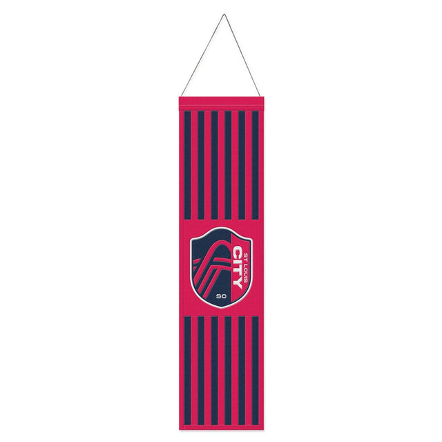 St. Louis City SC Banner Wool 8x32 Heritage Design
