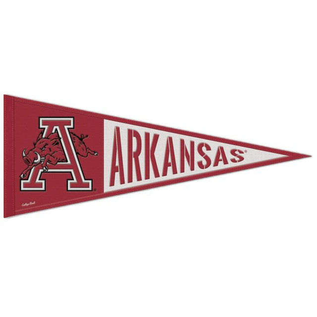 Arkansas Razorbacks /College Vault VAULT Wool Pennant 13" x 32"