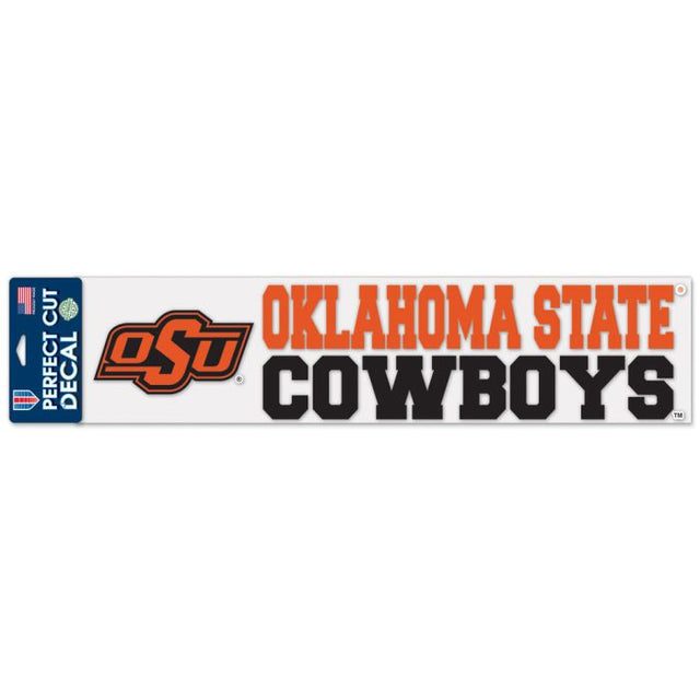 Oklahoma State Cowboys Perfect Cut Decals 4" x 17"