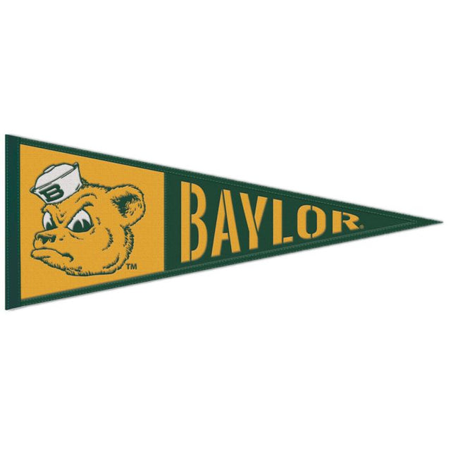 Banderín de lana RETRO de los Baylor Bears/College Vault de 13" x 32"
