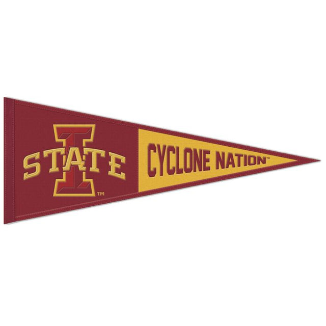 Iowa State Cyclones SLOGAN Wool Pennant 13" x 32"