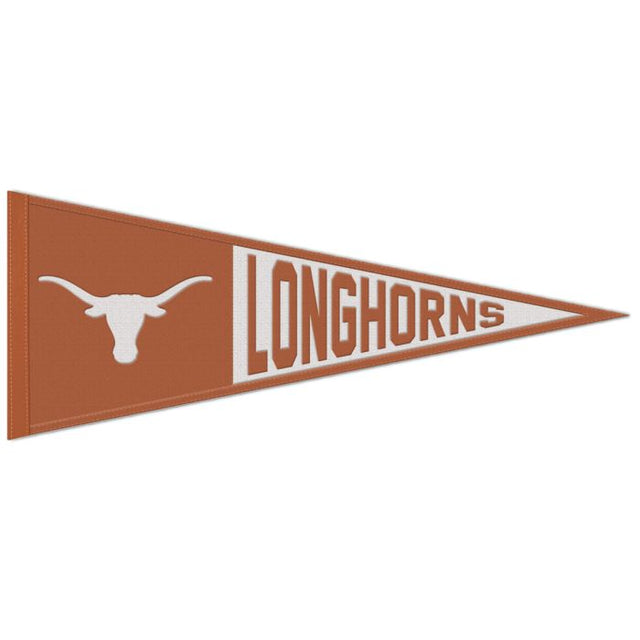 Texas Longhorns Primary Wool Pennant 13" x 32"