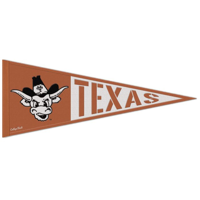 Texas Longhorns /College Vault Wool Pennant 13" x 32"
